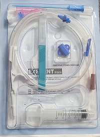 1-کتتر CVC تک راه(۱ لومن) 5FR- 6 inch 160 mm length of catheter-
